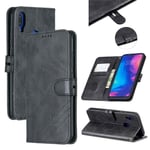 Housse Redmi Note 7, Portefeuille avec Support Anti-chocs Protection Pour Xiaomi Redmi Note 7 6.3 Pouce, Noir