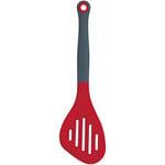 Colourworks Multi Fish Slice / Slotted Turner, Silicone, Cherry, 28 cm