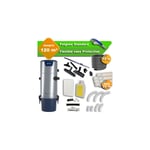 Aspirateur central Aertecnica TS4 garantie 3 ans + flexible rétractable 12 m standard + 7 accessoires + kit 1 prise retraflex + kit prise balai