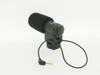 External Stereo Microphone for Nikon D5500 D5200 D5300 D600 Camera + Battery