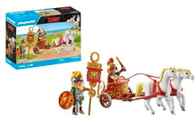 Playmobil 71543 Asterix: Roman Chariot, journey through the land, including removable helmets, bracelets, and cloak, detailed play sets suitable for children ages 5+