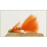 Coneheads, Trout flies, 12 x Orange Conehead Bullets, size 10, Fishing Flies