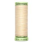 Gutermann Top Stitch Thread 30m Ivory (414)