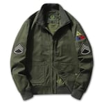 Fury-Veste À Col Montant Pour Homme",Blouson Aviateur En Coton Brodé,Manteau De Gardien,"Coupe-Vent