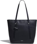 Radley Black Tote Bag Large Zip Top Leather Handbag Babington Plain RRP £239