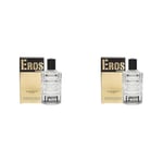 Inessance Paris - Eau de Toilette pour Homme Eros Legend - Parfum Séduction Intense, Notes Fraîches et Boisées - Fabriqué en France - 100 ml (Lot de 2)