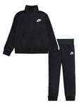 Nike Kids Boys Tricot Tracksuit - Black, Black, Size 4-5 Years