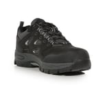 Regatta Mens Mudstone Nubuck Safety Trainers (Black/Granite) - Size UK 8