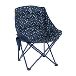 Hi-Gear Vegas XL Deluxe Quilted Chair for Adults & Kids with Durable Steel Frame, Lightweight, Folding, Portable, Ideal for Camping, Festivals, Picnics, the Beach & Garden, includes Carry Bag