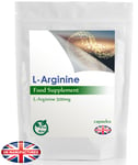 90 L-Arginine 500mg Capsules - Bodybuilding Supplements, Muscle Growth Pump, UK