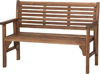 Siena Garden Banc Pliable, Lovera, Marron, 59,5 x 120 x 90 cm, 508761