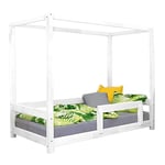 Benlemi Lit cabane Enfant BUNKY 80 x 180 Blanc