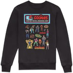 The Goonies Super Cool Sticker Set Sweatshirt - Black - S