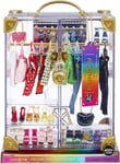 Rainbow High Deluxe Fashion Closet Playset â€“ 400+ Fashion Combinations! Portable Clear Acrylic Toy Closet - 31+ Fashion Forward Pieces and Doll Clothing, Accessories and Storage. Kids 6-12 Years