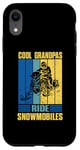 Coque pour iPhone XR Motoneiges Cool Grandpas Ride pour homme