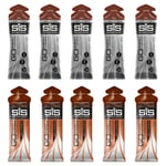 SIS Go Plus Caffeine Energy Gel 60ml Tubes Cola & Double Espresso (Pack of 10)