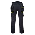 Portwest - Pantalon DX4 poches flottantes démontables couleur : Noir taille 42