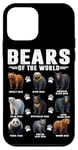 iPhone 12 mini Bears Of The World Educational Types Of Bear Animals Lover Case