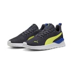 PUMA ANZARUN Lite JR Basket, Galactic Gray-Lemon Sherbert Black, 37.5 EU