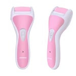 L electric leg sander, Electric Pedicure Foot Care Tools Rechargeable Velvet Smooth Machine Heel File Dead Skin Dead Callus Removal,Pink