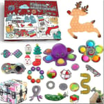 Jul Adventskalender Present Fidget Leksaker Stress Relief Fidget Leksak Blind Box Barn 7