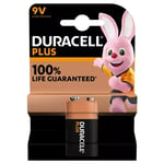 2 x Duracell Plus 9V PP3 6LR61 Alkaline Battery  Long Expiry Genuine Duracell