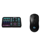 TC Helicon GoXLR Revolutionary Online Broadcaster Platform with 4-Channel Mixer, Motorized Faders & Logitech G PRO Wireless Gaming Mouse, HERO 25K Sensor, 25,600 DPI, RGB, Ultra Lightweight
