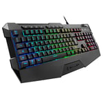 Sharkoon SKILLER SGK4 Clavier USB QWERTZ Allemand Noir