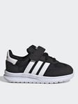 adidas Sportswear Infant Run 70s 2.0 Trainers - Black/white, Black/White, Size 3 Younger