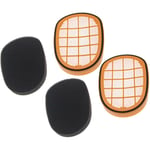 2x filtre protection moteur, 2x filtre pré-moteur compatible avec Philips SpeedPro Max Aqua XC8149, XC8147/01 aspirateurs (avec pré-filtre) - Vhbw