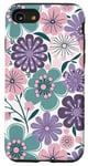 Coque pour iPhone SE (2020) / 7 / 8 Boho fleur aquarelle floral fleur sauvage