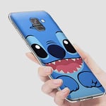 Coque Générique Compatible Samsung Galaxy J6+ 2018 Stitch (Attention Grand modèle J6 Plus)