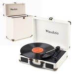 RP116CR Briefcase Record Player and Vinyl LP Case - Bluetooth, Built-in Speakers