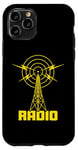 Coque pour iPhone 11 Pro Antenne ondes radio - Ham Radio et ondes courtes