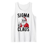 Sigma Claus Christmas Santa Funny Rizz Gen Alpha Top Tank Top