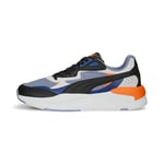 PUMA Homme Vitesse des Rayons X Basket, Filtered Ash Black Feather Gray Ultra Orange, 42.5 EU