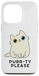 iPhone 13 Pro Purr-ty Please Funny Cat Pun Case