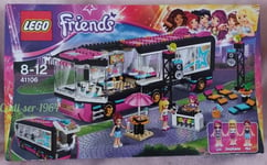 LEGO Friends Pop Star Tour Bus 41106 RETIRED New in Sealed Box