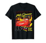 Cars Lightning McQueen On Fire T-Shirt