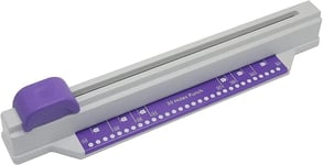 Perforateur de 30 Trous pour Pochette de Bureau, en métal Durable, réglable et Polyvalent, perforateur de Trous à Main, perforateur de Papier A4 pour, Violet