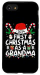 iPhone SE (2020) / 7 / 8 First Christmas As Grandma 2024 Family Matching New Grandma Case