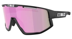 Lunettes bliz fusion small noir mat   rose