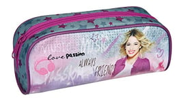 Undercover VIAE0691 Trousse Disney Violetta, circa 23 x 8 x 7 cm Gris