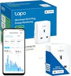 Tapo Matter Smart Wi-Fi Plug with Energy Monitoring, Alexa Smart Plug, Matter S