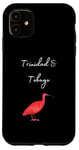 Coque pour iPhone 11 Oiseau Scarlett ibis de Trinité-et-Tobago