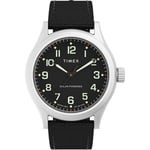 Montre Homme Solaire TIMEX EXPEDITION NORTH TW2V64500 Cuir de Tissu Noir