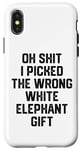 iPhone X/XS oh shit i picked the wrong white elephant gift Adults Case