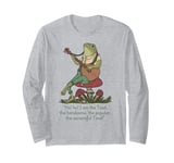 Wind in the Willows Toad Quote Kenneth Grahame Cottagecore Long Sleeve T-Shirt