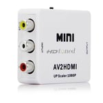 Mini Box AV2HDMI Upscaler AV RCA to HDMI VIDEO Converter Adpter 1080P TV PS2 DV