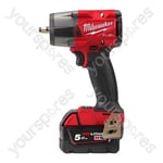 Milwaukee M18 Fuel 3/8in. Mid Torque Impact Wrench With Friction Ring  Battery &